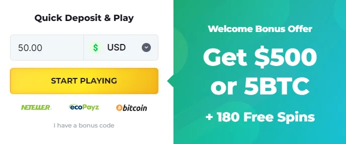 BitStarz  welcome bonus